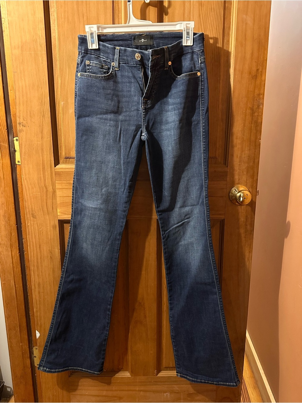 7 for All Mankind Dark Blue Women's Bootcut Jeans